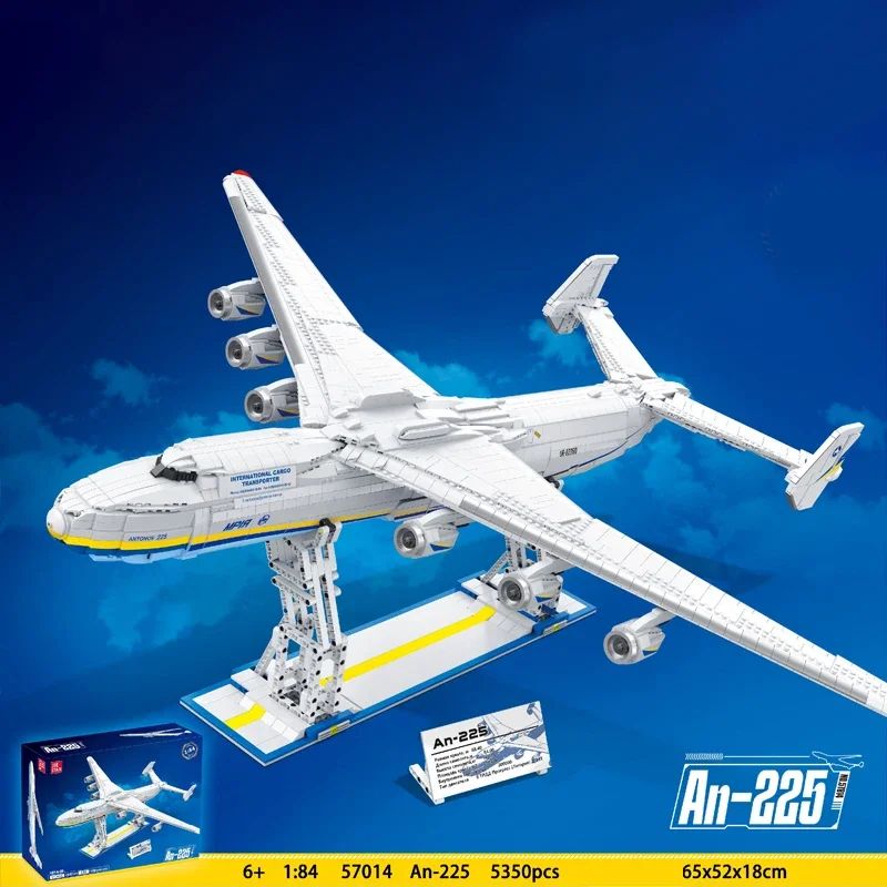 Creative Expert MOC 57014 Large Transport Aircraft An-225 Aviation Plane Model - £175.42 GBP