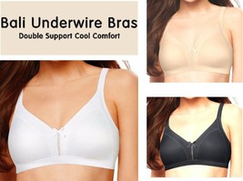 Bali Underwire Bras Double Support Soft Touch Cool Comfort Sizes 36D-38D... - £27.32 GBP