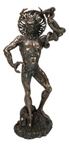 Ebros Gift Celtic God CernunnosHolding Torc and Snake Resin Figurine 10.... - $52.99