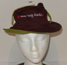 Reversible Baby &amp; Toddler Green Frog &amp; Brown Bear bucket Sun Cap Hat Gre... - $9.85