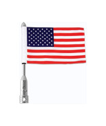 Motorcycle Flagpole Mount and USA Flag - $824.70 MXN