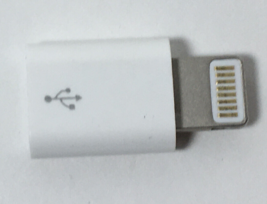 New Female Micro USB Adapter to 8-Pin Male Connector White for Apple iPh... - $5.89