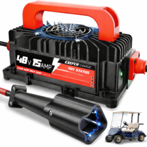 48V 15A Golf Cart Charger Yamaha G29 Drive Drive2 3-Pin Leaf Plug Lead Acid - $59.95