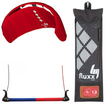 Hq4 Fluxx 1.3 R2F Trainer Kite Kiteboarding Power Surf Beginner Kitesurf Beach - £107.57 GBP