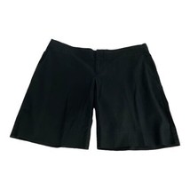 Gap Womens Shorts Size 12 Black Chino Bermuda Pockets 10&quot; Inseam - $20.45