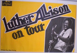 Luther Allison - Original Concert Poster - Very Rare - Paris - Poster - 1978-... - $203.55