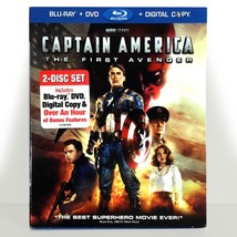 Captain America: The First Avenger (Blu-ray/DVD, 2014, Widescreen) w/ Slip! - £9.65 GBP
