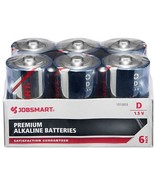 JobSmart 7111-6S D Alkaline Batteries, 6-Pack 7111-6S - £19.76 GBP