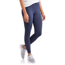 Athletic Works Women&#39;s Mid Rise Slim Leggings Blue - Size XL (16-18) - £11.94 GBP