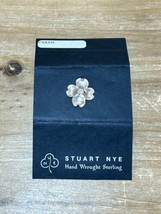 Vintage Stuart Nye Sterling Silver Dogwood Pendant NEW - £18.49 GBP