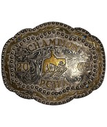 Vintage 2009 Broken Horn Silver Overlay PCHA Trophy Belt Buckle Champion... - $1,889.61 MXN