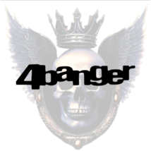 4 Banger Premium Vinyl Decal, JDM, Import, Tuner, Funny Sticker - $3.96+