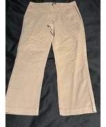 J.Crew Essential Straight Chino Womens Lightweight Wide Leg Flap Pocket ... - $31.49 CAD