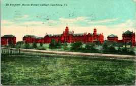  Randolph Macon Women&#39;s College - Lynchburg VA 1910 DB Postcard T18 - £4.64 GBP