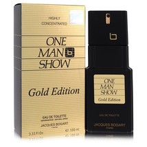 One Man Show Gold Cologne By Jacques Bogart Eau De Toilette Spray 3.3 oz - £26.37 GBP