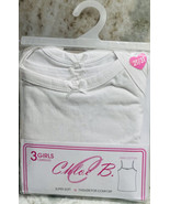 Chloe B 3 Girls Camisoles 100% Cotton/Super Soft/Tagless For Comfort Siz... - $40.31 CAD