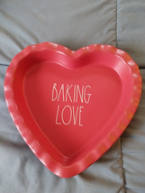 Rae Dunn - Baking Love Heart Baker - Red Baking Dish - NEW - £17.40 GBP