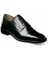 Florsheim Men&#39;s Lawrence Cap Oxford 18194, Black - Size 7D - $88.11