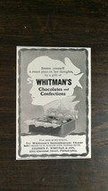 Vintage 1903 Whitman&#39;s Chocolates and Confections Original Ad 721c - £5.18 GBP