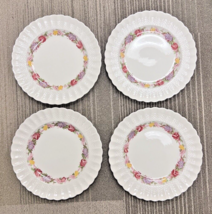 Vintage Lot 4 Copeland SPODE Rose Briar Dinner Plates 10 1/2&quot; Chelsea Wi... - £30.76 GBP