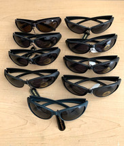 WHOLESALE LIQUIDATION Set 18 NEW Plastic Frame Wrap Sunglasses Qty 9 - £12.58 GBP