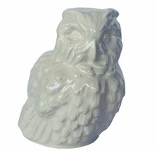 Owl figurine vtg sculpture Goebel Hummel Western Germany milk white 3831-08 snow - £39.77 GBP