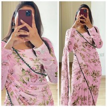 Ready to wear Saree, One minute Saree, Designer Saree, saree for women /... - $73.95
