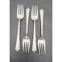 Set 4 Rogers STARLIGHT 50&#39;s International Reinforced Plate Flatware Sala... - £22.03 GBP