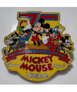 Disneyland Celebrating 75 Years With American Original Mickey Mouse Pin ... - $26.88 CAD