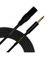 Castline Gold XLR male to 1/4&quot; TS Patch Cable Mogami Neglex 2549 - $14.80+