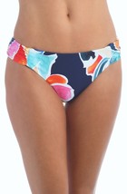 La Blanca LB1VA96 Petals Reversible Bikini Bottoms SZ 8 Indigo Navy - $31.88