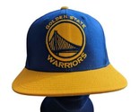 NBA Golden State Warriors Blue/Yellow Snapback HAT Mitchell &amp; Ness Embro... - £9.68 GBP