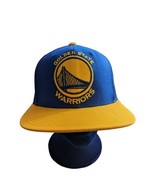 NBA Golden State Warriors Blue/Yellow Snapback HAT Mitchell &amp; Ness Embro... - £9.23 GBP