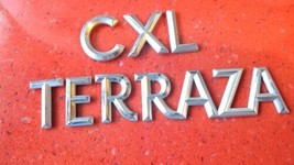 05-2009 Buick Terraza CXL Emblem Logo Letters Badge Trunk Gate Rear Chro... - $17.99