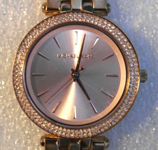 MICHAEL KORS MK-3431A Rose All SS Quartz Women&#39;s Wristwatch - £37.05 GBP