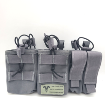 WILDE CUSTOM GEAR Tactical 5 Magazine Mag Pouches Triple Molle Chest Rig... - $44.50