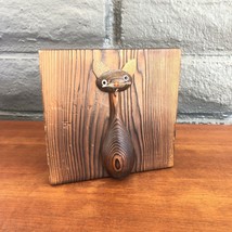 Mid Century Wooden CAT bookend 1959 1960 CUTE MOC Japan - Only 1 - £19.43 GBP