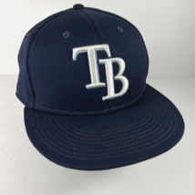 Tampa Bay Rays Team MLB OC Sports Trucker Hat Cap Embroidered Baseball Flat Bill - £19.65 GBP