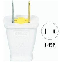 Cooper Wiring SA540W Polarized Plug - $6.55