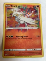 Reshiram 017/072 Shining Fates - Amazing Rare Pokemon TCG Card NM Near Mint - $2.97