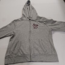Aeropostale Aero Eighty Seven Youth Girl Gray Full Zip Hoodie Sweatshirt Size XL image 15