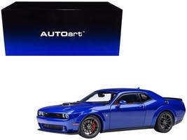 2022 Dodge Challenger R/T Scat Pack Widebody Blue 1/18 Model Car by Autoart - £215.22 GBP