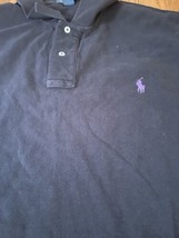Polo Ralph Lauren Mens Black Size XXL Polo Shirt 100% Cotton - £19.33 GBP