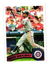 2011 Topps Baseball Roger Bernadina 84 Washington Nationals Outfield Card - £2.39 GBP