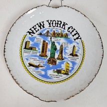 Vintage New York City Skyline USA Collector Plate Porcelain 7 Inch - £13.32 GBP