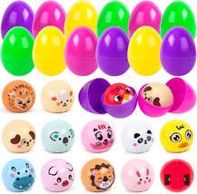 Prefilled Easter Eggs with Toy Cars 12PCS Plastic Easter Eggs Stuffed with 12PCS - £17.77 GBP