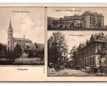 Multiview Buildings Street View Zakopane Poland UNP DB Postcard Q24 - $5.89