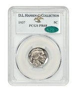 1937 5C PCGS/CAC PR68 ex: D.L. Hansen - £8,071.27 GBP