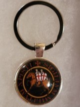 Templar Knights on Horse Key Ring     - $13.99