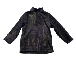 Childrens Place Turtleneck Shirt Top Baby Girl Size 6-9M Black Glittery ... - $27.50